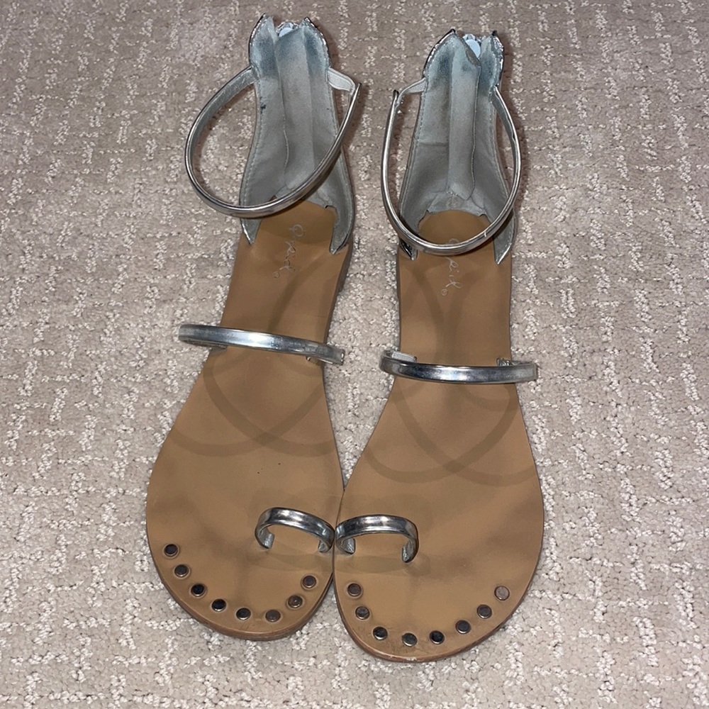 Silver Quipid sandals